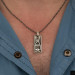Silver Color Men's Squid Game Necklace Chain Model2