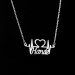 Personalized Heart Women's Sterling Silver Necklace