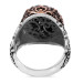 Special Design Pattern Silver Men's Ring Without Stone
