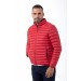 Men's Hoodless Filled Zippered Thermal Lined Water Repellent Inflatable Coat 9593