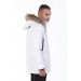 Men's Long Removable Fur Hooded Filled Water Repellent Windproof Down Jacket 9565