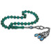 Original Amber Rosary With Turquoise Silver Tassels