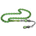 Original Water Green Amber Rosary With Silver Tassels 1000