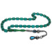 Original Amber Turquoise Rosary With Silver Tassels 1000