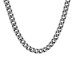 925 Sterling Silver 60 Cm Length Thickness Gurmet Men Chain