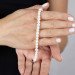 Elegant Natural Pearl Women Bracelet With Silver Mechanism