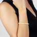 Elegant Natural Pearl Women Bracelet With Silver Mechanism