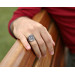 925 Sterling Silver Pusat Ring