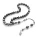 Silver Tassel Silver Name Written Hematite Natural Stone Prayer Beads