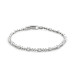 Elegant Design Silver Women Bracelet With White Zircon Stone