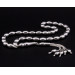 Four Tassel Barley Cut 925 Sterling Silver Prayer Beads