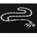 Four Tassel Barley Cut 925 Sterling Silver Prayer Beads