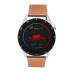 Ferro Brown Leather Strap Smart Watch