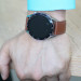 Ferro Brown Leather Strap Smart Watch