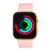 Ferro Pink Color Silicone Strap Smart Watch