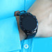 Ferro Black Color Leather Strap Smart Watch