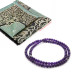 Both Bracelet And Necklace And Prayer Beads Purple Amethyst Natural Stone