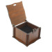 Brown Wooden Gift Wedding Ring Box