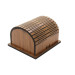 Brown Wooden Oval Gift Ring Wedding Ring Box