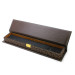 Brown Leather Wood Combined Stylish Rosary Box