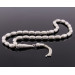 Pen Workmanship Barley Cut 925 Sterling Silver Prayer Beads