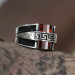 Red Zircon Stone 925 Sterling Silver Menderes Ring