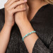 Natural Cut Amazonite Natural Stone Women Bracelet