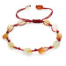 Natural Cut Dorika Ball Detailed Agate Natural Stone Women Bracelet