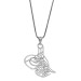 Laser Cut 925 Sterling Silver Necklace With Ottoman Tughra