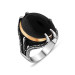 Claw Design Black Onyx Stone 925 Sterling Silver Men Ring