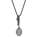 Racket Design Adjustable Rope Chain Brass Men Necklace