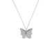 Butterfly Design Family Themed Personalized Steel Women Necklace