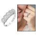 Diamond Mount Elite Design Silver Women Five Stone Ring