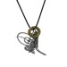 Tugra Design Adjustable Rope Chain Brass Men Necklace