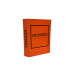 صندوق كتاب هرمز برتقالي ديكور منزل