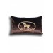 Cream Horse Patterned Pillow