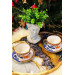Rustic Pattern Gift Packaged 2-Pack Nescafe Cup