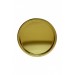 صينية تقديم دائرية بلون ذهبي