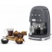 ماكينة قهوة مفلترة لون رمادي Dcf02Greu Smeg
