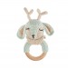 Cuddly Amigurumi Deer Rattle-Mint