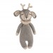 Cuddly Amigurumi Deer Toy-Grey