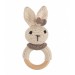 Cuddly Amigurumi Bunny Rattle-Mink