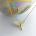 925 Sterling Silver Women's Dragonfly Necklace