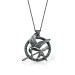 Silver Chain Mockingbird Necklace