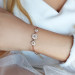 Women's Enameled 925 Silver Daisy Bracelet
