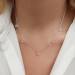Swarovski Stone Women's Silver Necklace