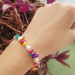 Vaoov 925 Sterling Silver Pearl And Colorful Mother Of Pearl Stone Woman
