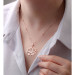 Vaoov 925 Sterling Silver Lotus Flower Women's Gift Necklace