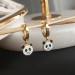 Vaoov 925 Sterling Silver Enameled Panda Earrings