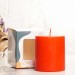 10X10 Cm Mitr Red Cylinder Candle